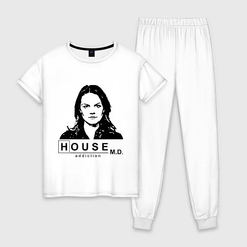 Женская пижама House MD: Addiction / Белый – фото 1