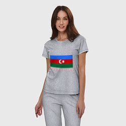 Пижама хлопковая женская Азербайджан, цвет: меланж — фото 2