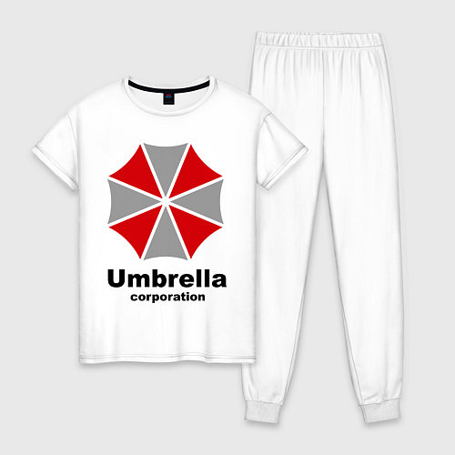 Женская пижама Umbrella corporation / Белый – фото 1