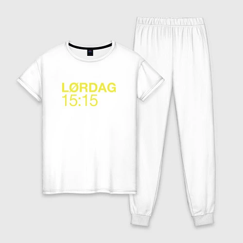 Женская пижама Lordag 15:15 / Белый – фото 1