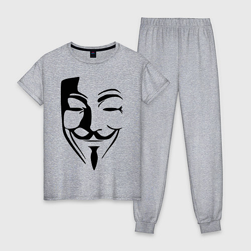Женская пижама Vendetta Mask / Меланж – фото 1
