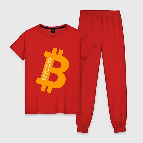 Женская пижама Bitcoin Boss / Красный – фото 1