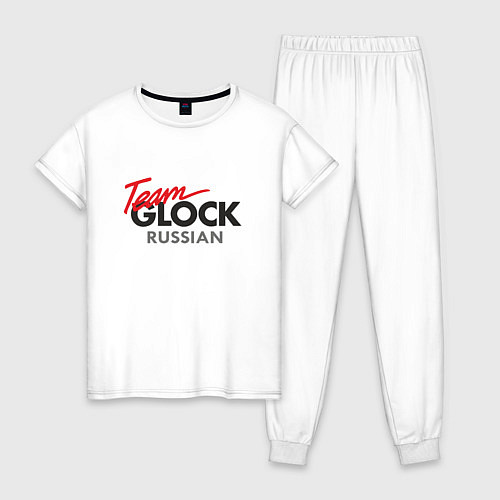Женская пижама Team Glock / Белый – фото 1