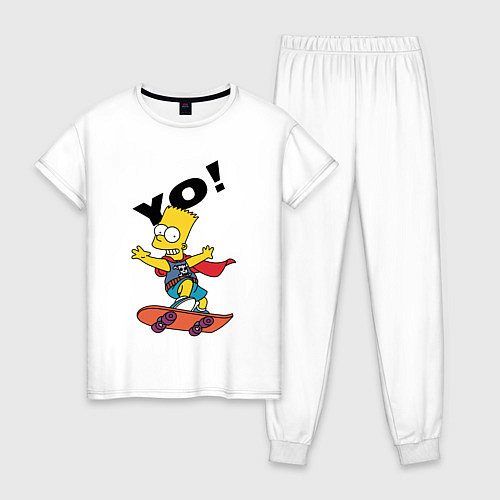 Женская пижама Yo Bart / Белый – фото 1