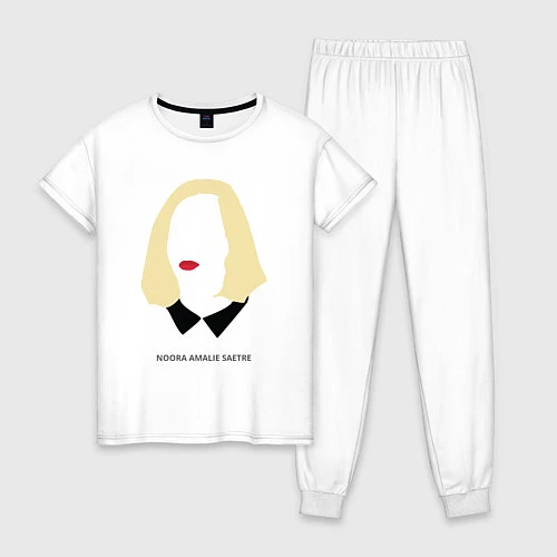 Женская пижама SKAM: Noora Amalie Saetre / Белый – фото 1