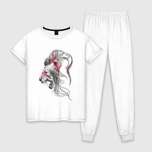 Женская пижама Лев / Белый – фото 1