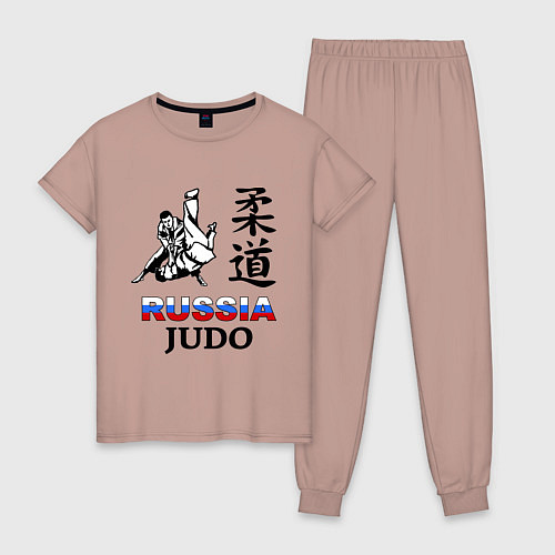 Женская пижама Russia Judo / Пыльно-розовый – фото 1