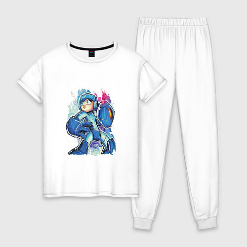 Женская пижама Mega man / Белый – фото 1