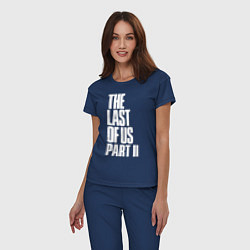 Пижама хлопковая женская The Last of Us: Part II, цвет: тёмно-синий — фото 2