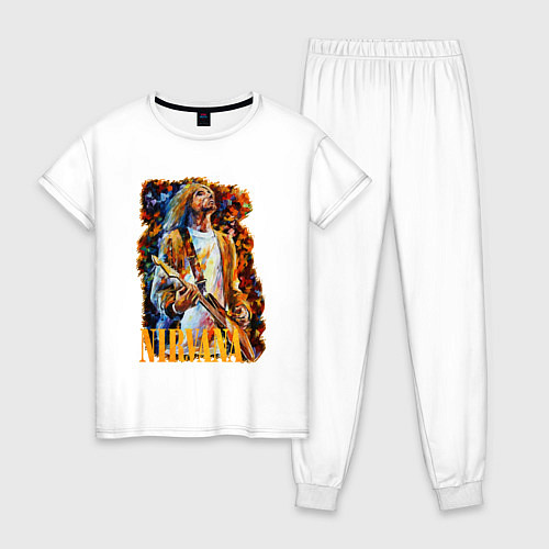 Женская пижама Cobain Art / Белый – фото 1