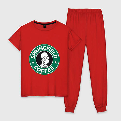 Женская пижама Springfield Coffee / Красный – фото 1