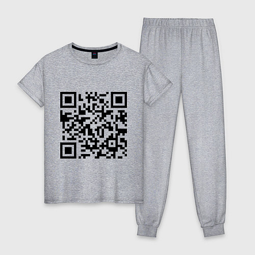 Женская пижама Кто прочитал - тот лох / Меланж – фото 1