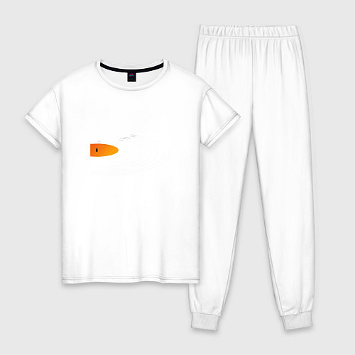 Женская пижама Винил / Белый – фото 1