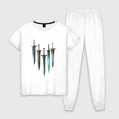 Женская пижама Bloodborne Knives / Белый – фото 1