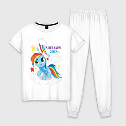 Женская пижама Rainbow Dash