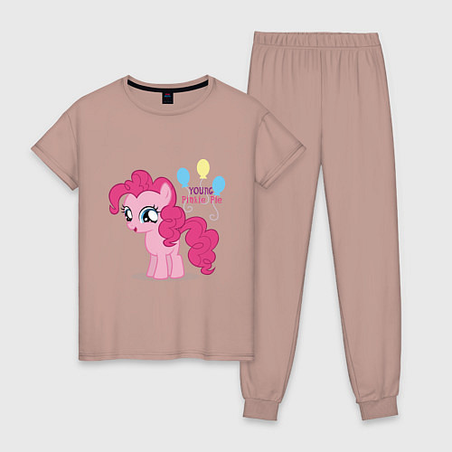 Женская пижама Young Pinkie Pie / Пыльно-розовый – фото 1