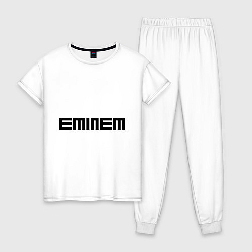 Женская пижама Eminem: minimalism / Белый – фото 1