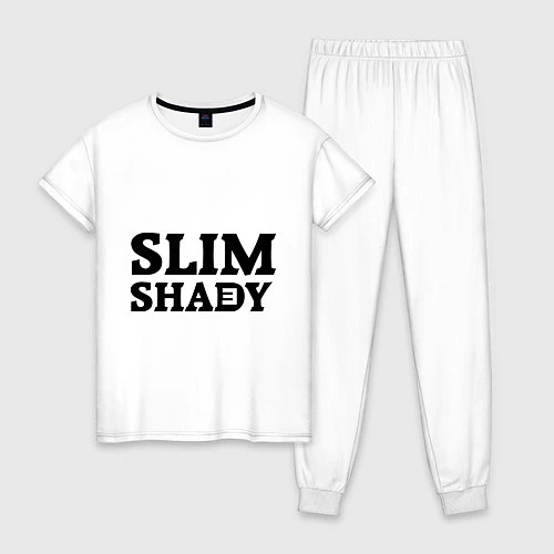 Женская пижама Slim Shady: Big E / Белый – фото 1