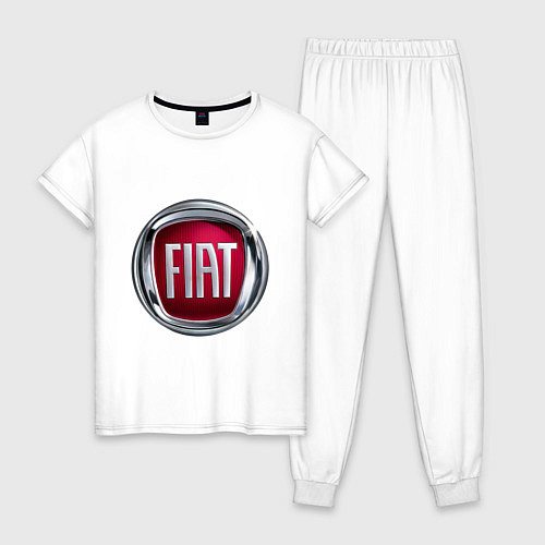 Женская пижама FIAT logo / Белый – фото 1
