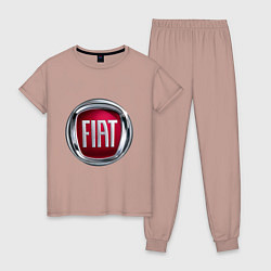 Женская пижама FIAT logo