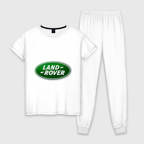 Женская пижама Logo Land Rover / Белый – фото 1