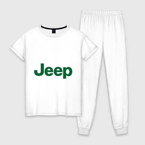 Женская пижама Logo Jeep / Белый – фото 1