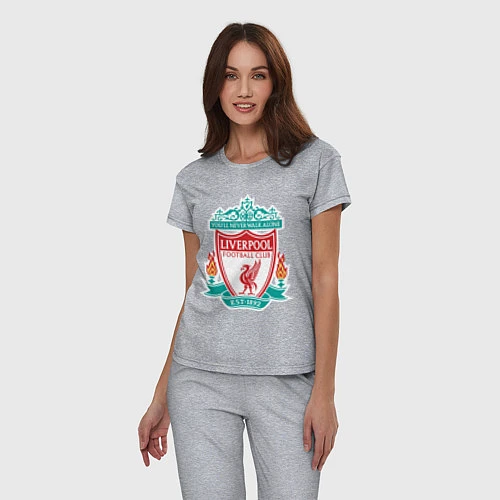 Женская пижама Liverpool FC / Меланж – фото 3