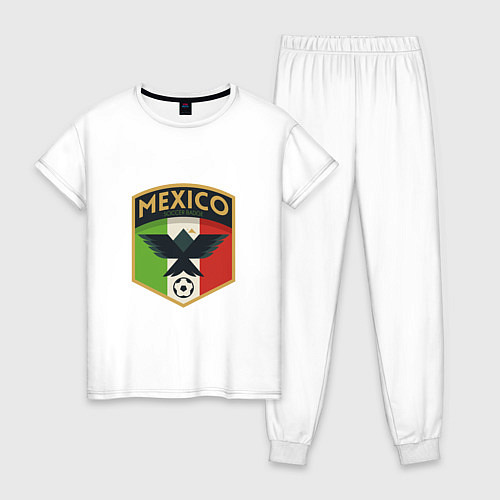 Женская пижама Mexico Football / Белый – фото 1