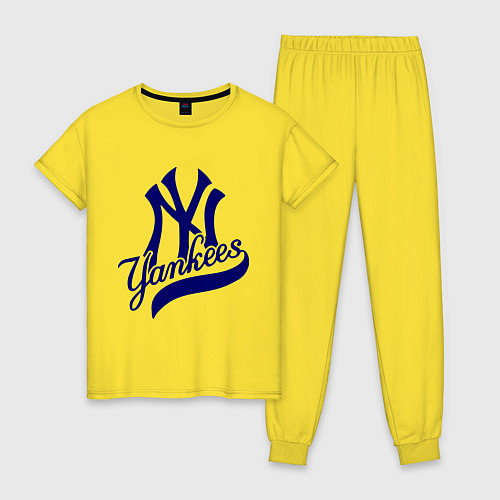 Женская пижама NY - Yankees / Желтый – фото 1