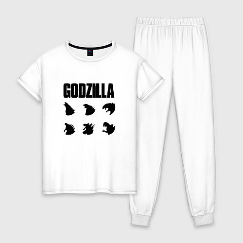 Женская пижама Godzilla Mood / Белый – фото 1