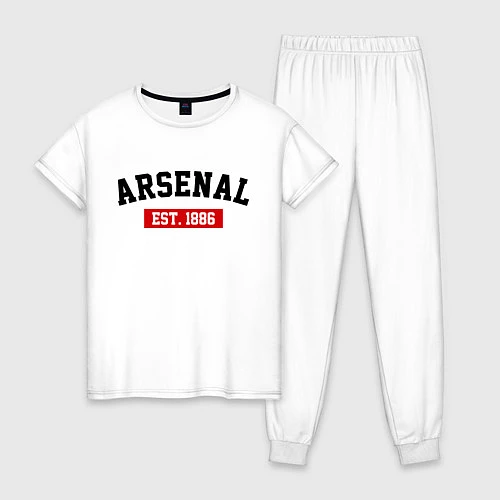 Женская пижама FC Arsenal Est. 1886 / Белый – фото 1