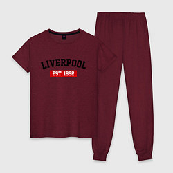 Женская пижама FC Liverpool Est. 1892