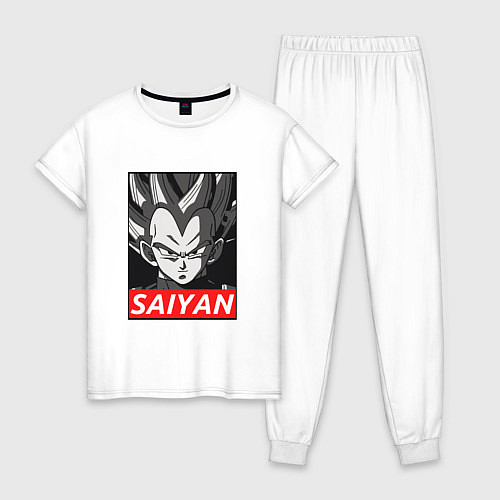 Женская пижама SAIYAN OBEY / Белый – фото 1