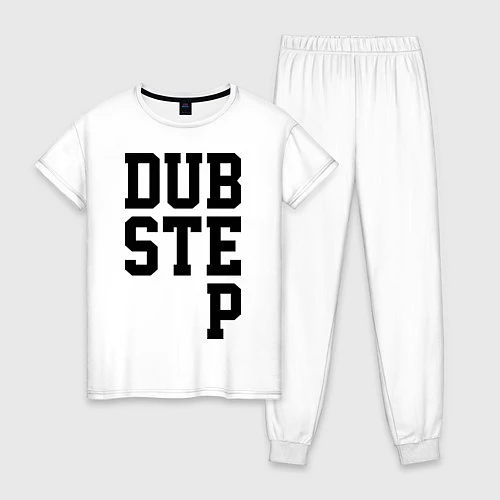 Женская пижама DubStep Lines / Белый – фото 1