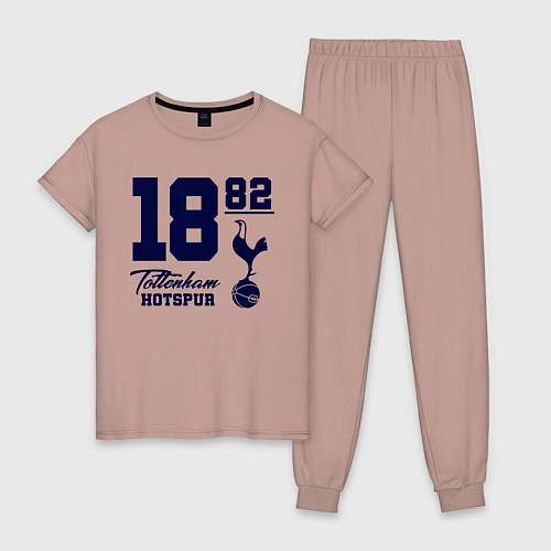 Женская пижама FC Tottenham 1882 / Пыльно-розовый – фото 1