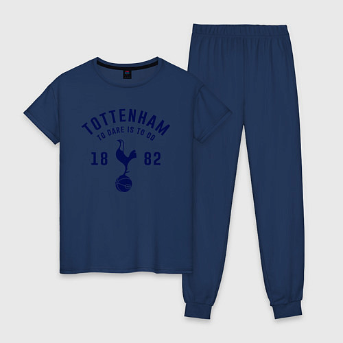Женская пижама FC Tottenham 1882 / Тёмно-синий – фото 1