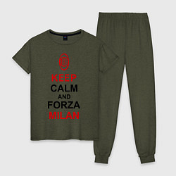 Женская пижама Keep Calm & Forza Milan