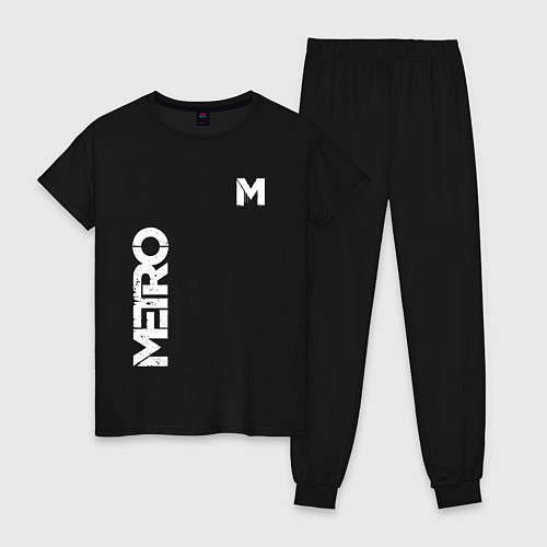 Женская пижама METRO M / Черный – фото 1