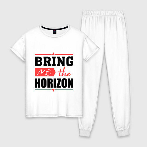 Женская пижама Bring me the horizon / Белый – фото 1