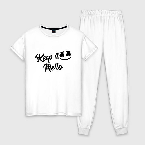 Женская пижама Keep it Mello / Белый – фото 1