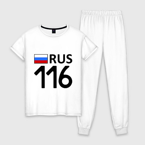 Женская пижама RUS 116 / Белый – фото 1