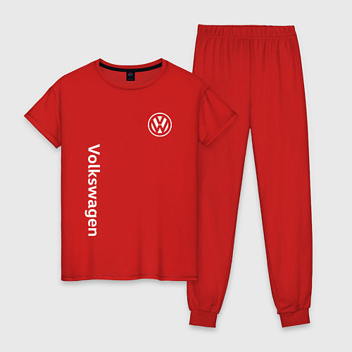 Женская пижама VOLKSWAGEN / Красный – фото 1