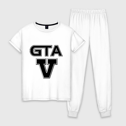 Женская пижама GTA 5 / Белый – фото 1