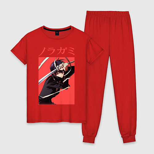 Женская пижама Бездомный бог / Красный – фото 1