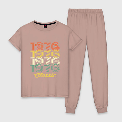 Женская пижама 1976 Classic / Пыльно-розовый – фото 1