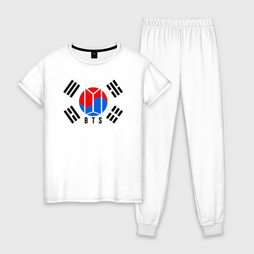Женская пижама BTS KOREA / Белый – фото 1