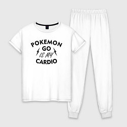 Женская пижама Pokemon go is my Cardio