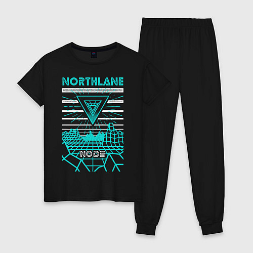 Женская пижама Northlane: Node / Черный – фото 1