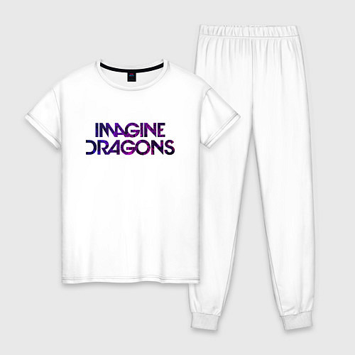 Женская пижама IMAGINE DRAGONS / Белый – фото 1