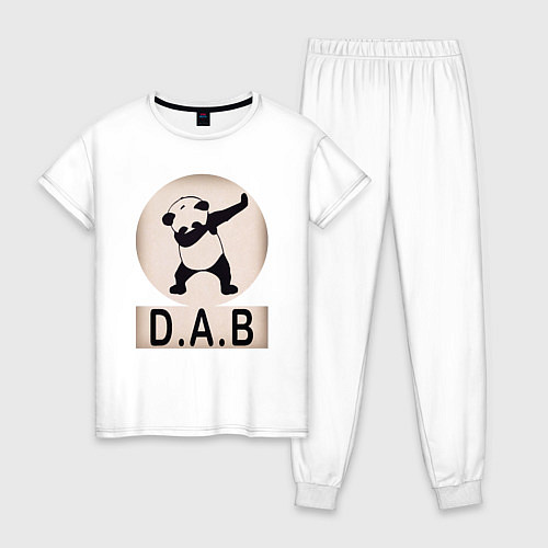 Женская пижама DAB Panda / Белый – фото 1